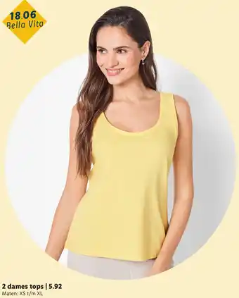 Lidl 2 dames tops aanbieding