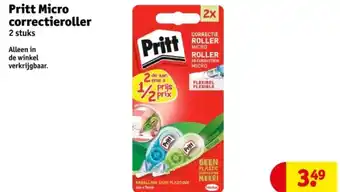 Kruidvat Pritt Micro correctieroller aanbieding