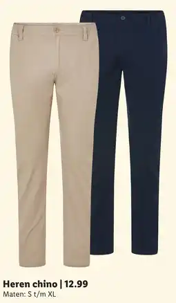 Lidl Heren chino aanbieding