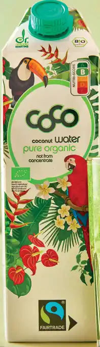 Ekoplaza Dr. Antonio Martins kokoswater aanbieding
