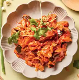 Ekoplaza Gestoofde aubergine in rode curry aanbieding
