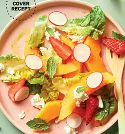 Ekoplaza Zomersalade met meloen en aardbei aanbieding