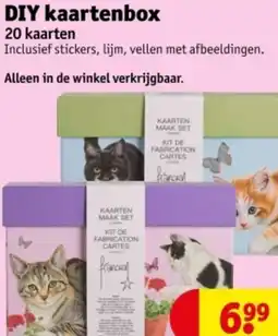 Kruidvat DIY kaartenbox aanbieding