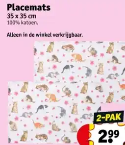 Kruidvat Placemats aanbieding