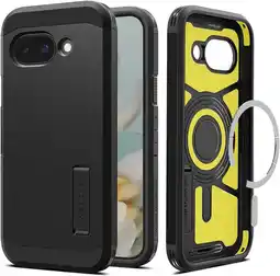 Amazon Spigen Tough Armor (AI) MagFit Case voor Google Pixel 9a hoesje, Compatibel met MagSafe -Zwart aanbieding
