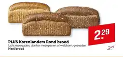 Coop PLUS Korenlanders Rond brood aanbieding