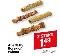 Coop Alle PLUS Borek of twister aanbieding
