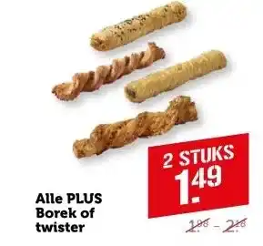 Coop Alle PLUS Borek of twister aanbieding