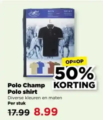PLUS Polo Champ aanbieding