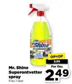 PLUS Mr. Shine SuperOntvetter spray aanbieding