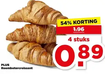 PLUS PLUS Roombotercroissant aanbieding