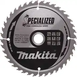 Amazon Makita Specialized zaagblad, 165 x 20 mm, 40Z, B-32960 aanbieding