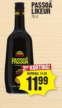Super Dirck 3 Passoã likeur aanbieding