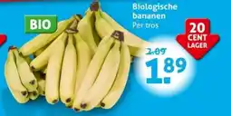 Hoogvliet Biologische bananen aanbieding