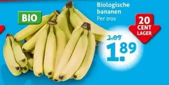Hoogvliet Biologische bananen aanbieding