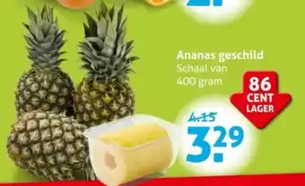 Hoogvliet Ananas geschild aanbieding