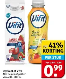 Hoogvliet Optimel of Vifit aanbieding