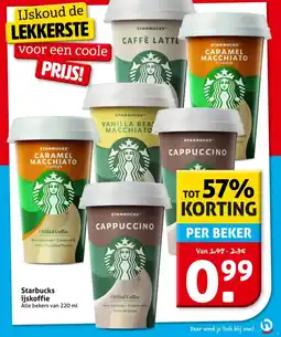 Hoogvliet Starbucks ijskoffie aanbieding