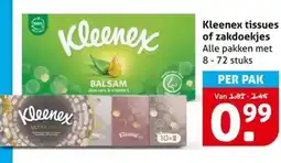 Hoogvliet Kleenex aanbieding