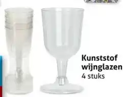 Hoogvliet Kunststof wijnglazen aanbieding