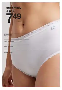 Zeeman onze Mady 4 pak aanbieding