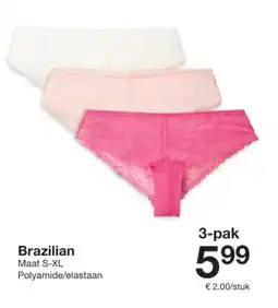 Zeeman Brazilian aanbieding