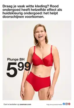 Zeeman Plunge BH aanbieding