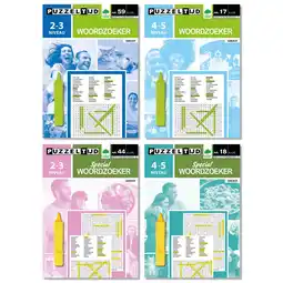 Marskramer Puzzelboeken woordzoeker 4 assorti aanbieding