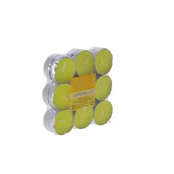Marskramer Theelichten citronella 4 uur 18 stuks aanbieding