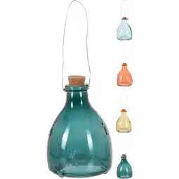 Marskramer Wespenvanger glas met metalen hanger 4 assorti aanbieding