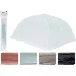 Marskramer Vliegenkap polyester 30x30 cm 4 assorti aanbieding