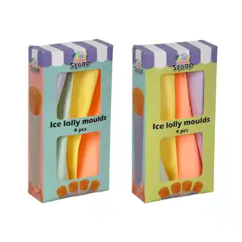 Marskramer IJslollymakers Uni Squeeze 4 stuks kleur assorti aanbieding