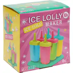 Marskramer Ijs lolly maker 6 ijsjes aanbieding