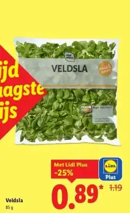 Lidl Veldsla aanbieding