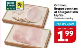 Hoogvliet Grillham, Brugse beenham of bourgondische kipfilet aanbieding