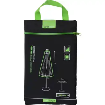 Marskramer Pro Garden afdekhoes voor parasol zwart aanbieding