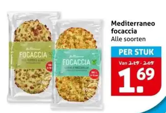 Hoogvliet Mediterraneo focaccia aanbieding