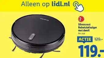 Lidl Silvercrest Robotstofzuiger met dweil aanbieding