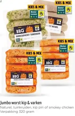 Jumbo Jumbo worst kip & varken aanbieding