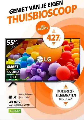 Expert LG 55UT73006LA (2024) aanbieding