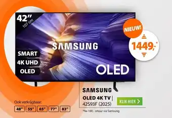 Expert Samsung OLED 4K 42S93F (2025) aanbieding