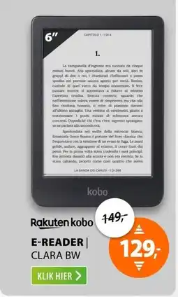 Expert Kobo Clara BW Zwart aanbieding