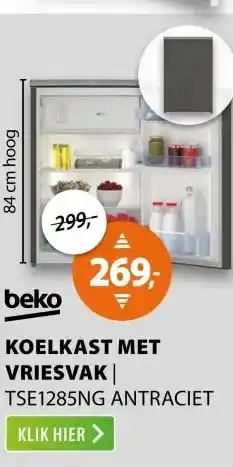 Expert Beko TSE1285NG Antraciet aanbieding