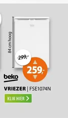 Expert Beko FSE1074N aanbieding