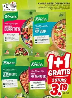 Dekamarkt Knorr wereldgerechten aanbieding