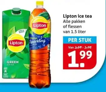 Hoogvliet Lipton ice tea aanbieding
