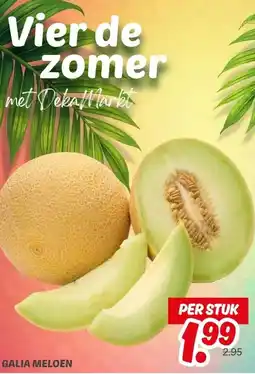 Dekamarkt Galia meloen aanbieding