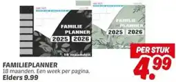 Dekamarkt Familieplanner aanbieding