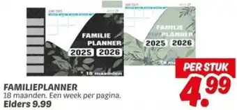 Dekamarkt Familieplanner aanbieding