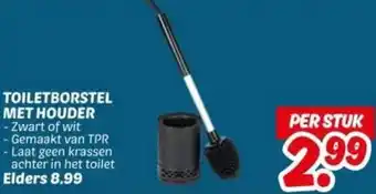 Dekamarkt Toiletborstel met houder aanbieding